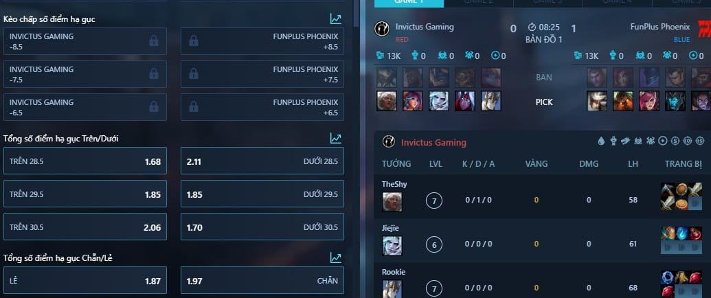 Khi nào nên đặt kèo chấp và kèo cược thắng thua eSport?